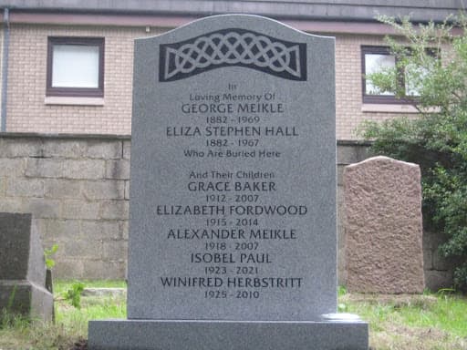 Buchanan Memorials — Customer photo
